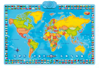 Politická mapa Mapa sveta Dumel DD60853 30 cm x 65 cm